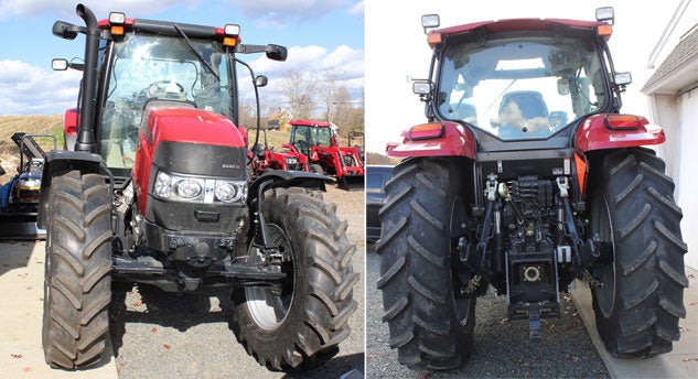 2014 Case IH Maxxum 115 Front and Rear