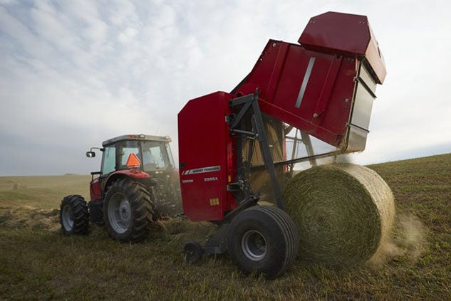 Hesston by Massey Ferguson 2956A Round Baler