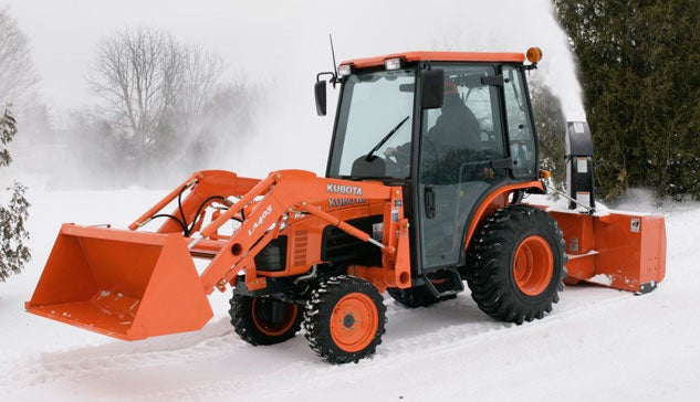 Kubota Tractor with Rear Blower