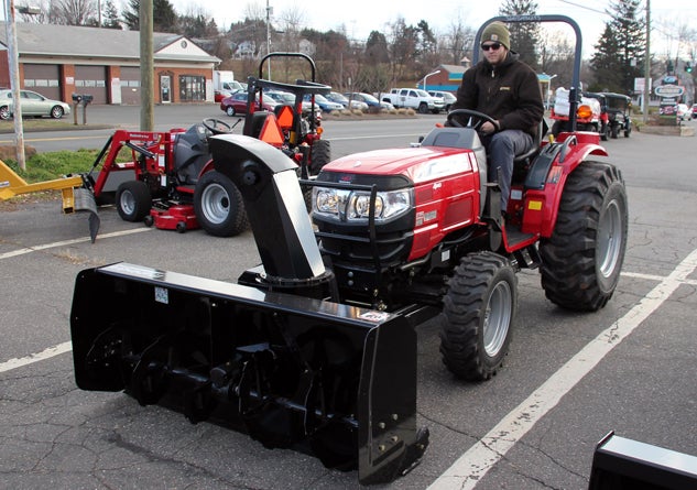 Mahindra Tractor with Blower