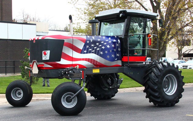 Hesston 100,000th Windrower