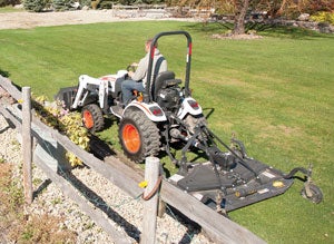 2012 Bobcat CT122 Mowing