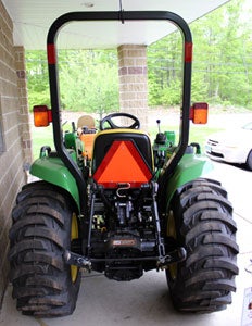 2012 John Deere 3038E Rear