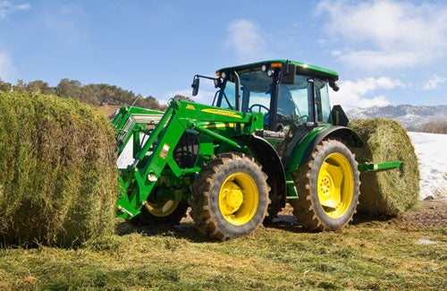 2012 John Deere 5105M Front Left