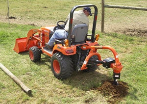 2012 Kubota BX2360 HST Post Hole Digger