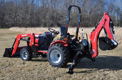 2012 Mahindra Max 28 with Backhoe