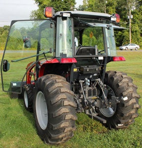 2012 Massey Ferguson 1643 Cab Tractor Left Rear