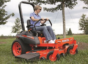 2013 Kubota ZG127S Grass Cutting