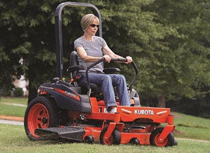 2013 Kubota ZG127S Mowing