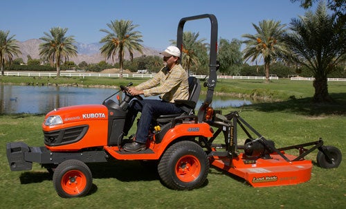 2013 Kubota BX2370 Mowing