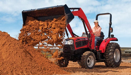 Mahindra 3535 4WD with Loader