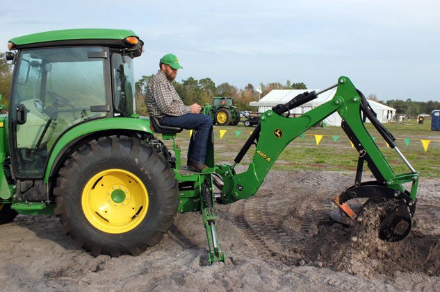 2014 John Deere 4052R with Backhoe