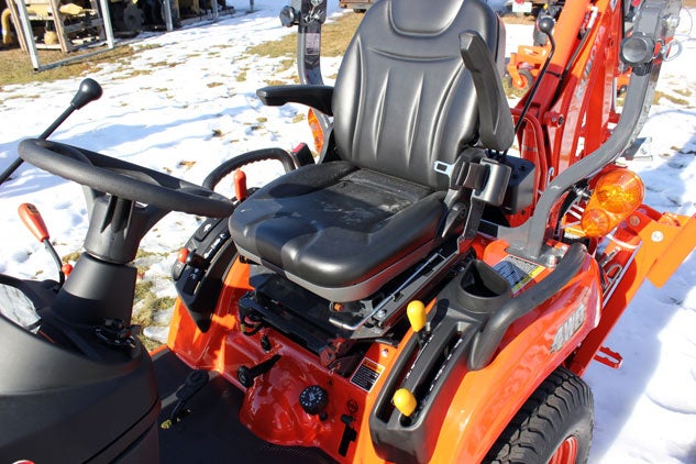 2014 Kubota BX25D TLB Cockpit