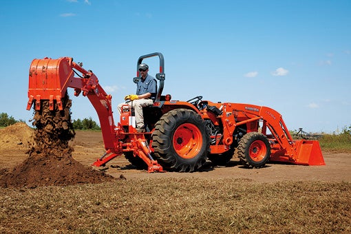 2014 Kubota L3800 HST Backhoe