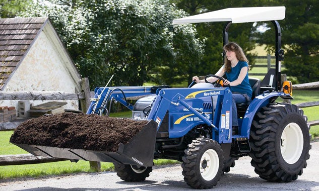 2014 New Holland Workmaster 40 Full Loader