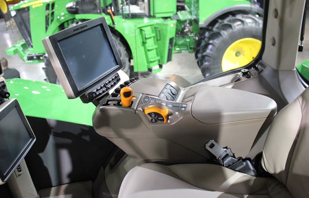 2015 John Deere 9620R Cockpit