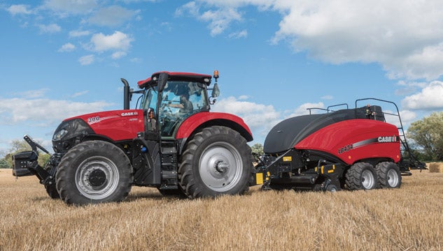 2016 Case IH Optum 300 with Baler