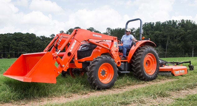 2016 Kubota M5660SU Rotary Cutter