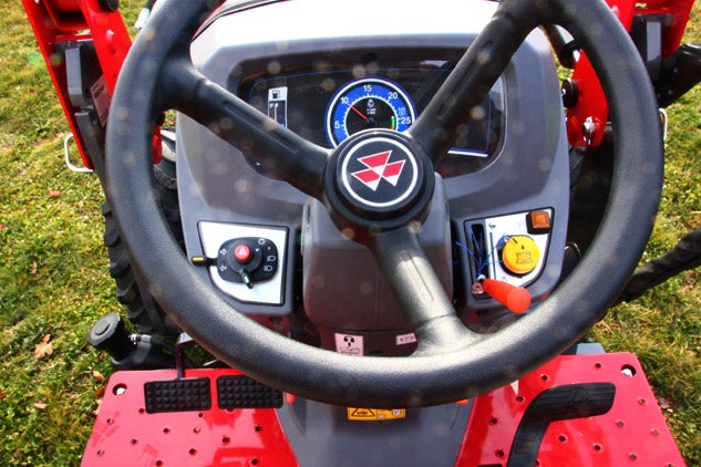2016 Massey Ferguson 2706E Cockpit