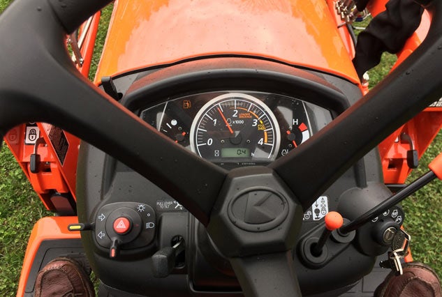 2017 Kubota BX23S Dash