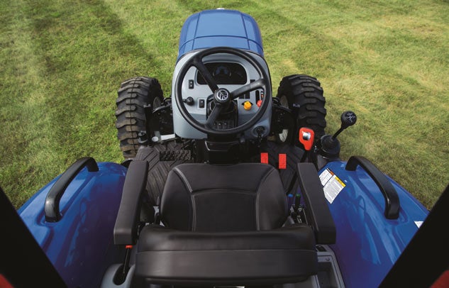 2017 New Holland Boomer 47 Cockpit