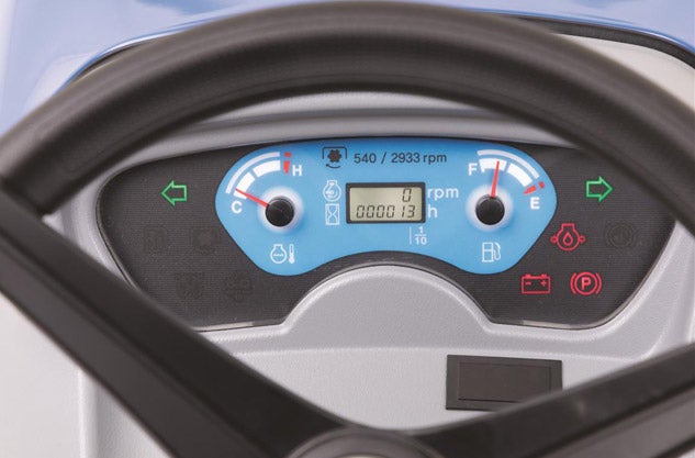 2018 New Holland Workmaster 25S Gauges