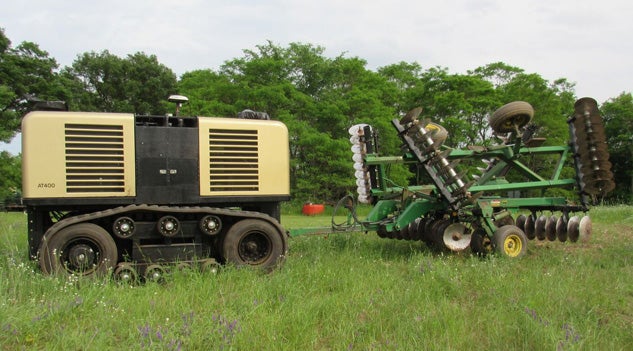 Autonomous Tractor Working