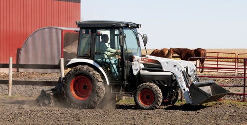 Bobcat CT440 with Tiller