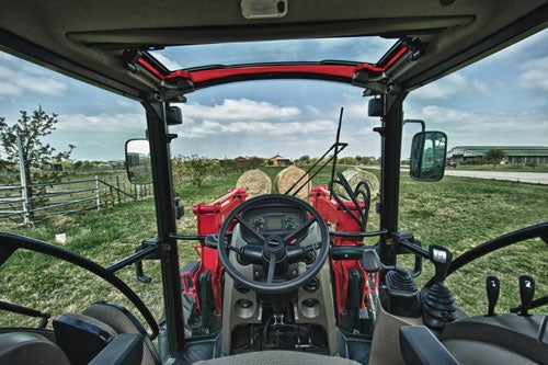 2012 Case IH Farmall 75C Tractor Cockpit