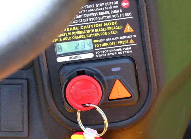 2017 Cub Cadet XT2 Reverse Button