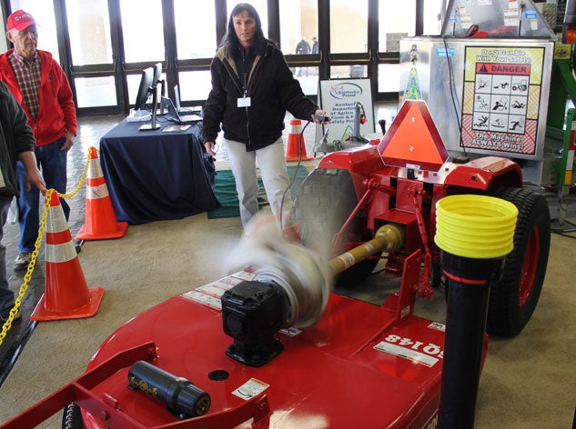 Dummy Wrapped Around Tractor PTO