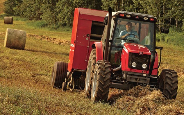 Hesston by Massey Ferguson 2956A Baler Front