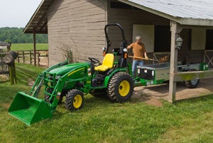 2012 John Deere 2720 HST with Trailer