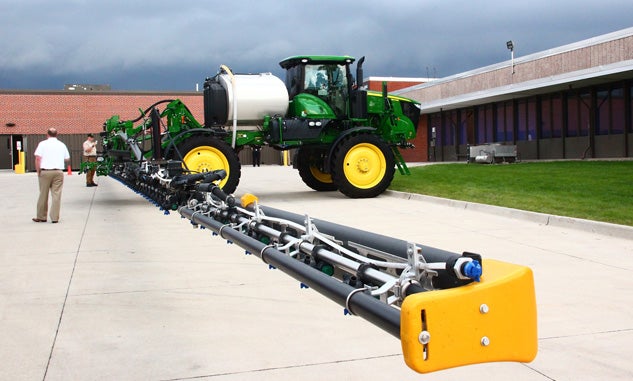 John Deere R4038R with Carbon Fiber Boom