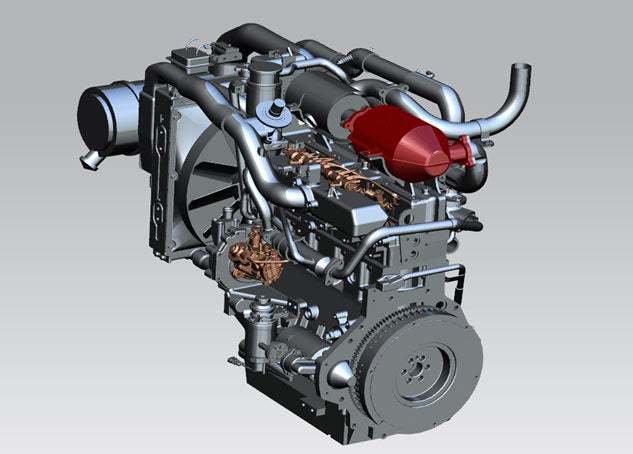 Mahindra Engine Graphic