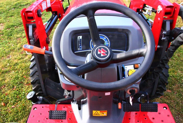 2016 Massey Ferguson 2705E Cockpit