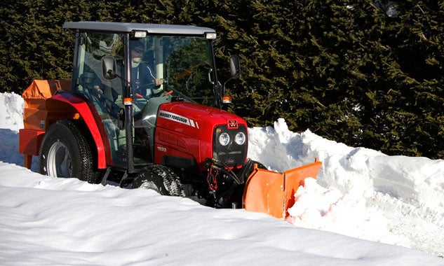 Massey Ferguson Plowing