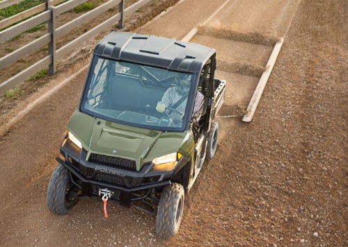 Polaris Ranger XP 900 with Scraper