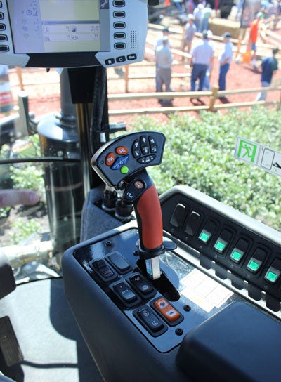 RoGator RG700 Sprayer Cockpit Controls