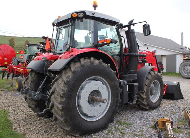 Tractor With Wheel Weights