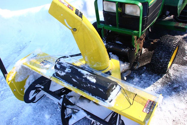 John Deere Tractor and Snowblower