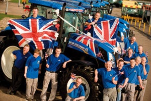 New Holland Tractors Available with Union Flag in April