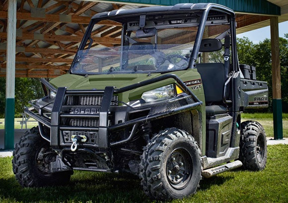 Polaris Unveils New Diesel UTV with HST and Treadle Pedal