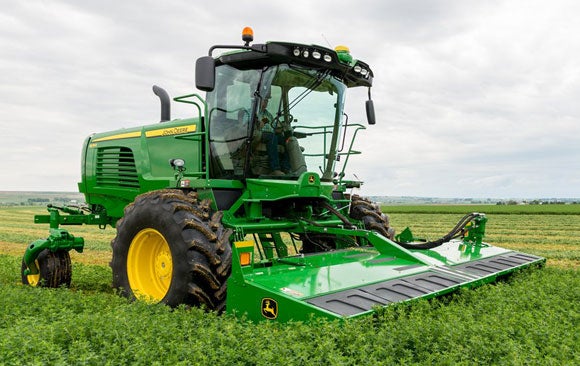 John Deere Introduces New Windrower and Platform for 2015