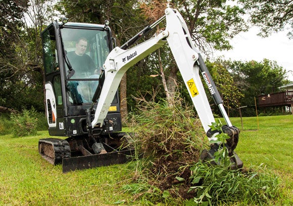 Bobcat E20 Excavator Action