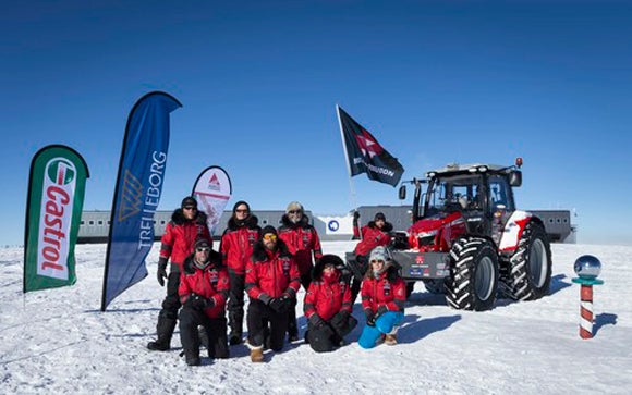 Massey Ferguson Tractor Drives to South Pole