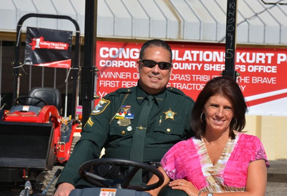 Mahindra Gives Away Tractor to First Responder