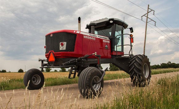 Massey Ferguson WR9800 Series SP Windrower and 2200 Series Square Baler Updated