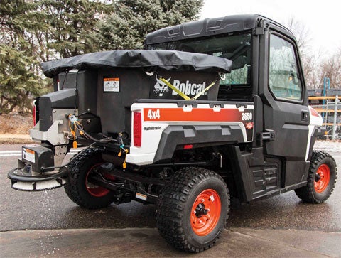 Bobcat Adds Spreader Attachment for Utility Vehicles