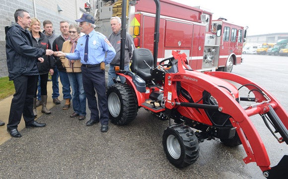 Mahindra Gives Away 17th Tractor of 2015